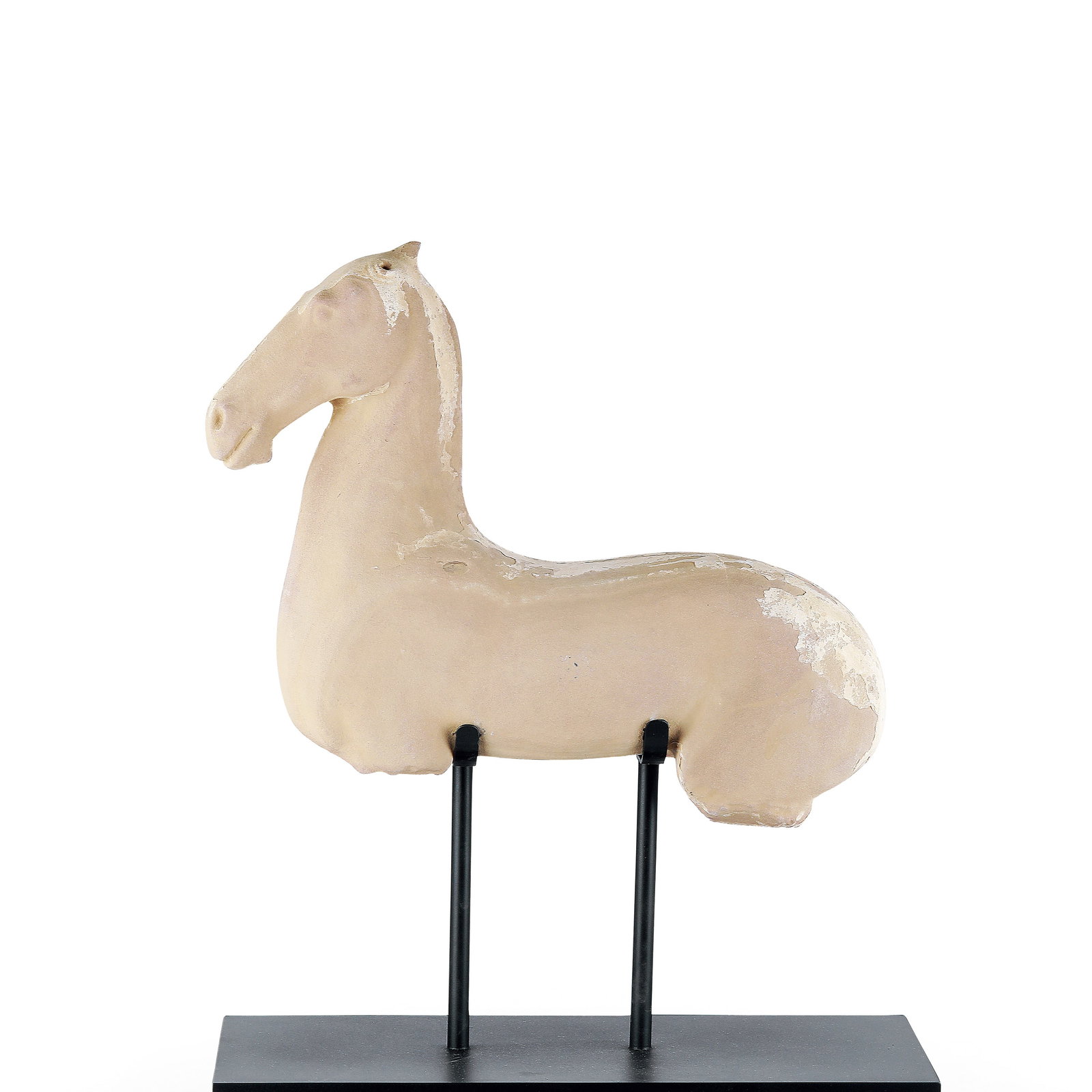 Han Dynasty stone horse ornament: W: 42.5cm H: 33.5cm