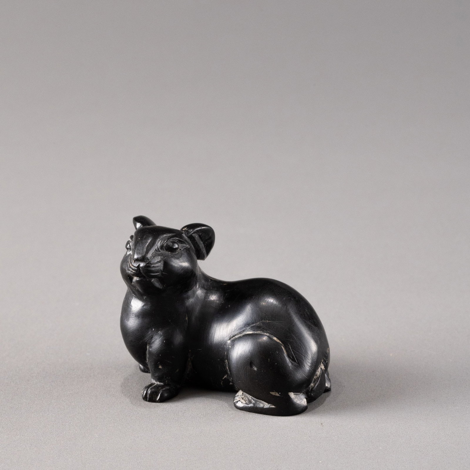 Song Dynasty Coal Crystal Carved Reclining Rabbit (1 of 7)