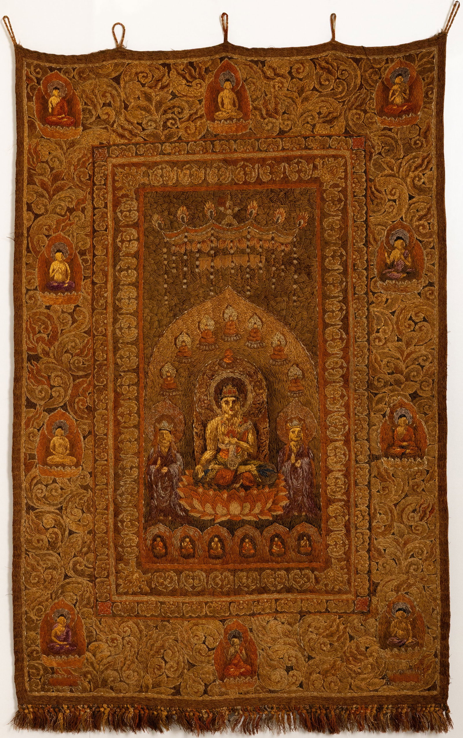 Qing Dynasty Thangka Tapestry (1 of 10)