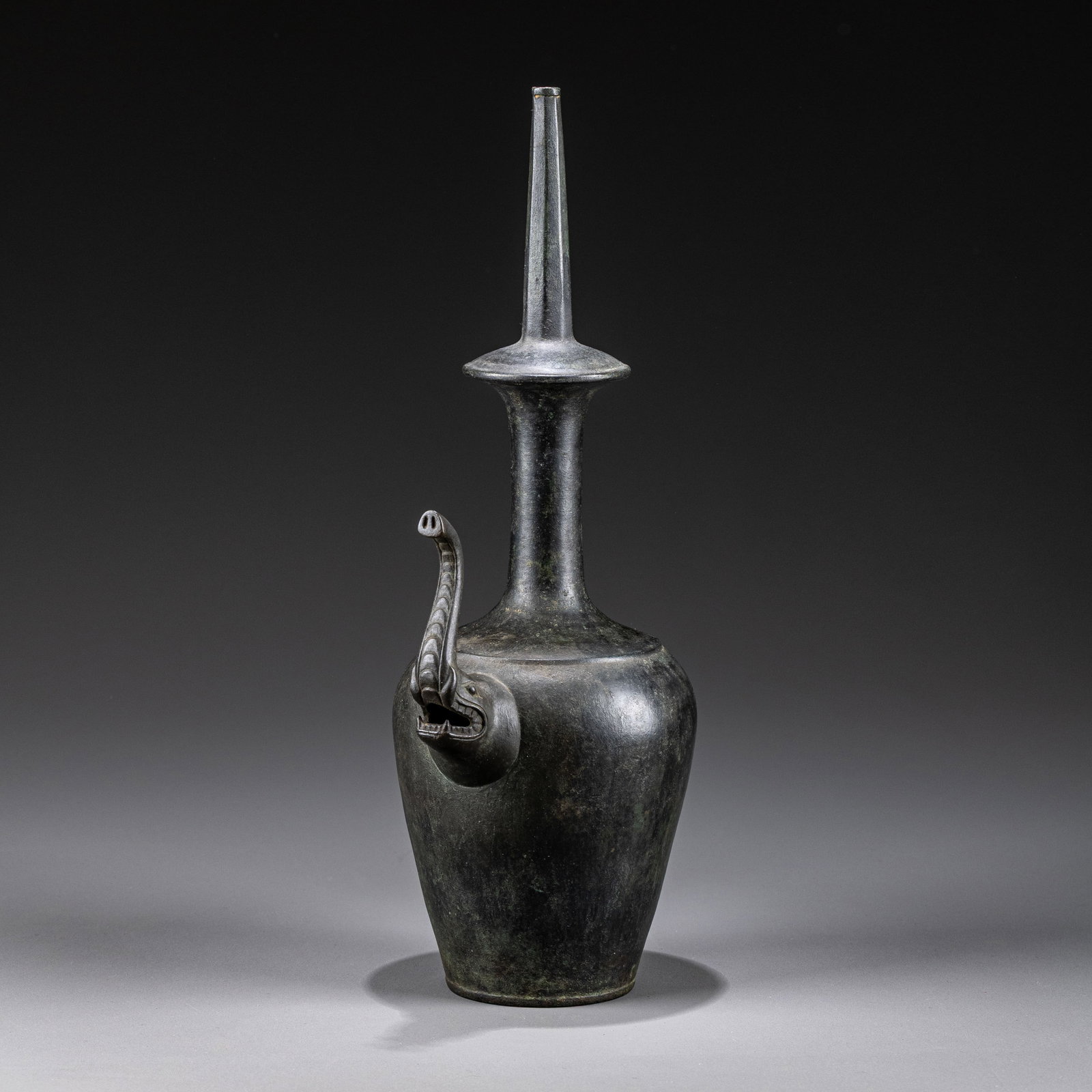 Tang Dynasty Elephant Head Water Bottle (1 of 12)