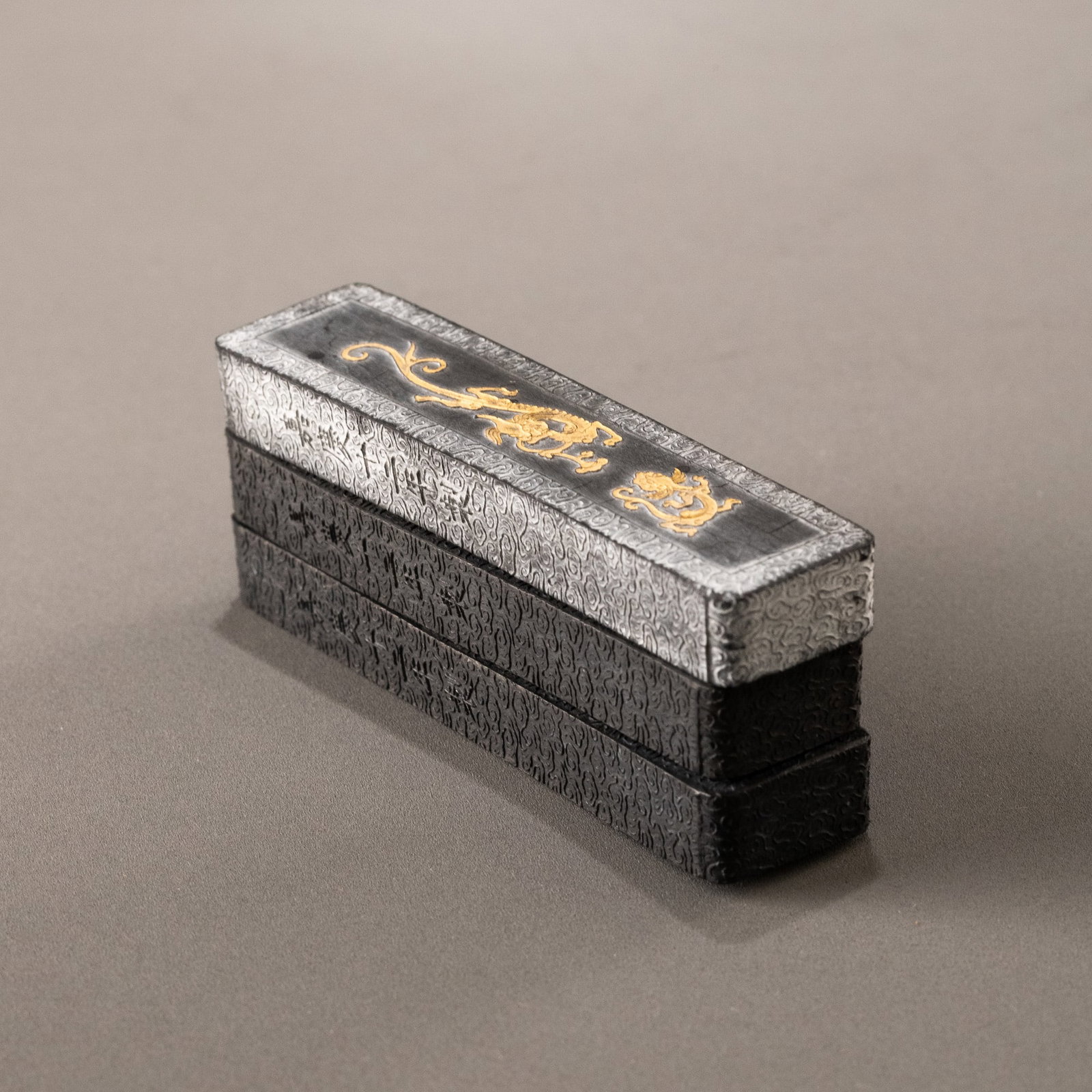 Dragon Pattern Lacquer Box Ink (8 tablets) - 3