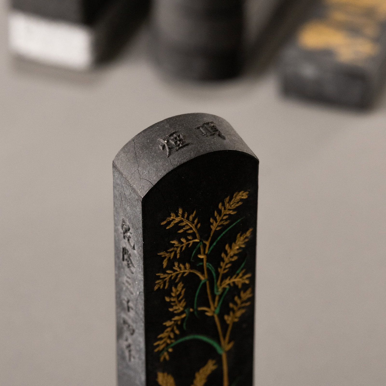 Dragon Pattern Lacquer Box Ink (8 tablets) - 5