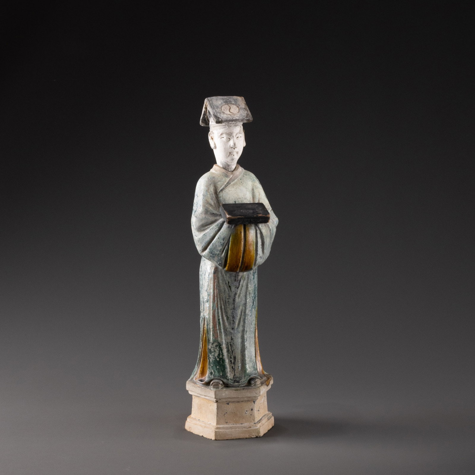 Ming Dynasty Sancai (three-color glazed pottery) figurines (1 of 10)
