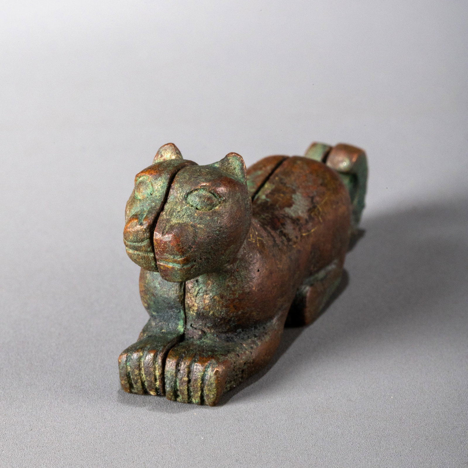 Han Dynasty Bronze Tiger Tally Inlaid with Silver (1 of 10)