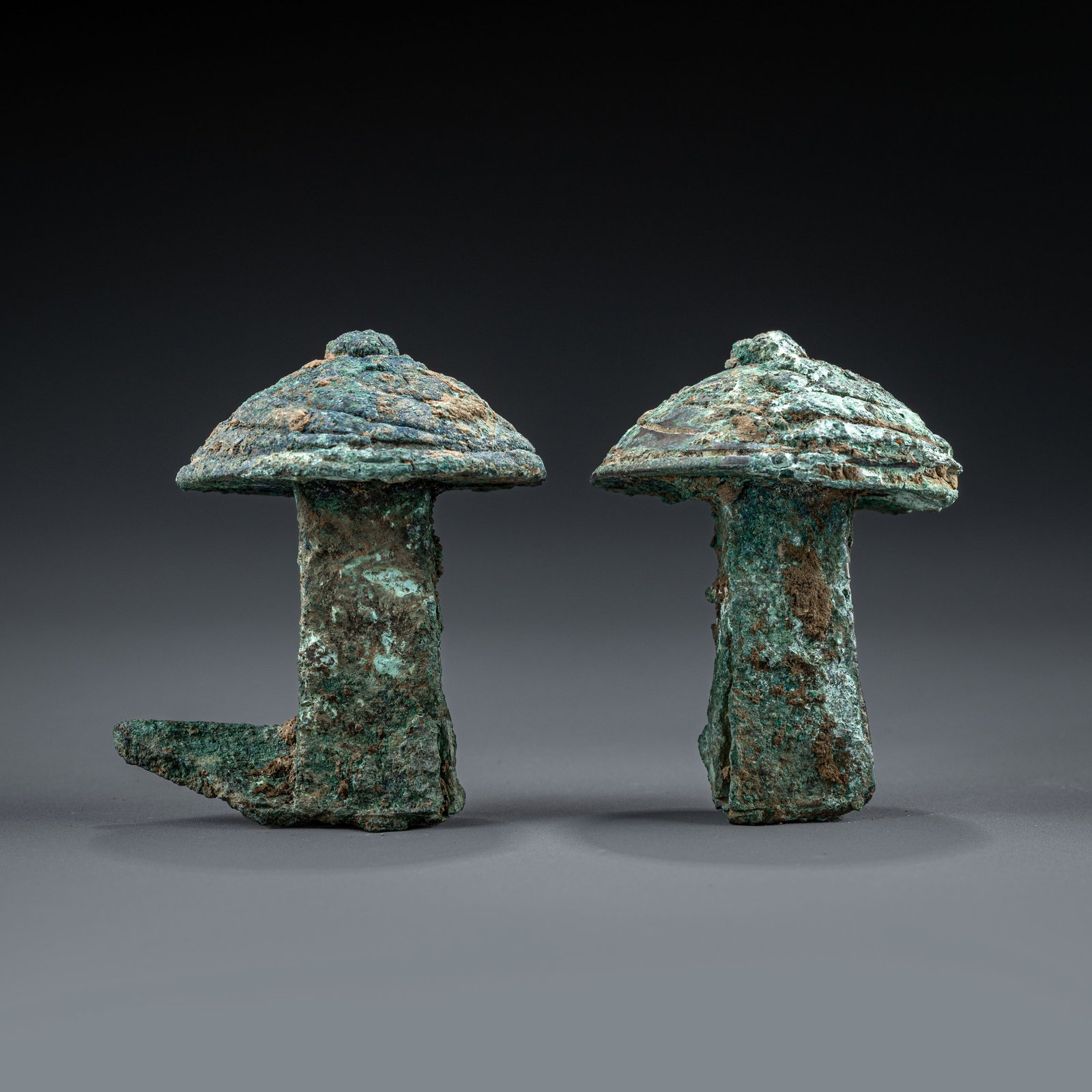 A pair of bronze chariot and horse harnesses from the Warring States period (1 of 6)