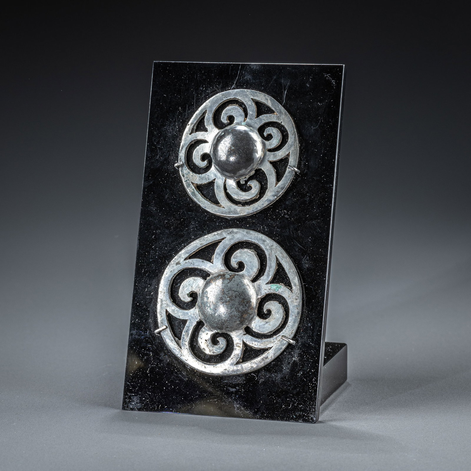 Tang Dynasty White Bronze Horse Ornament (1 of 8)