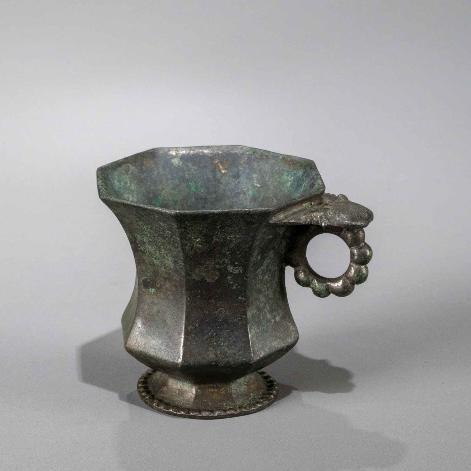 Tang Dynasty Octagonal Bronze Cup (1 of 10)