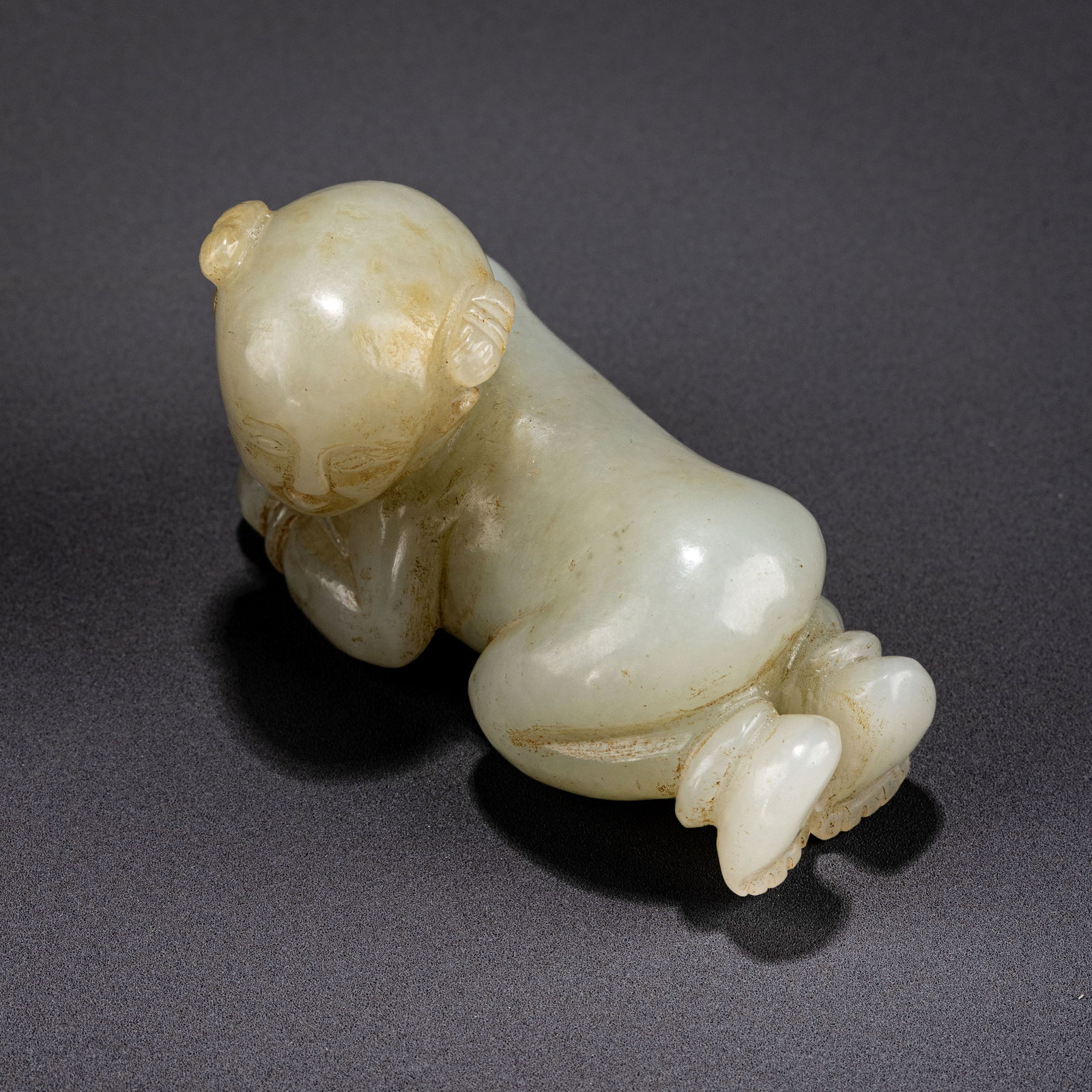 Jade Carved Boy - 8