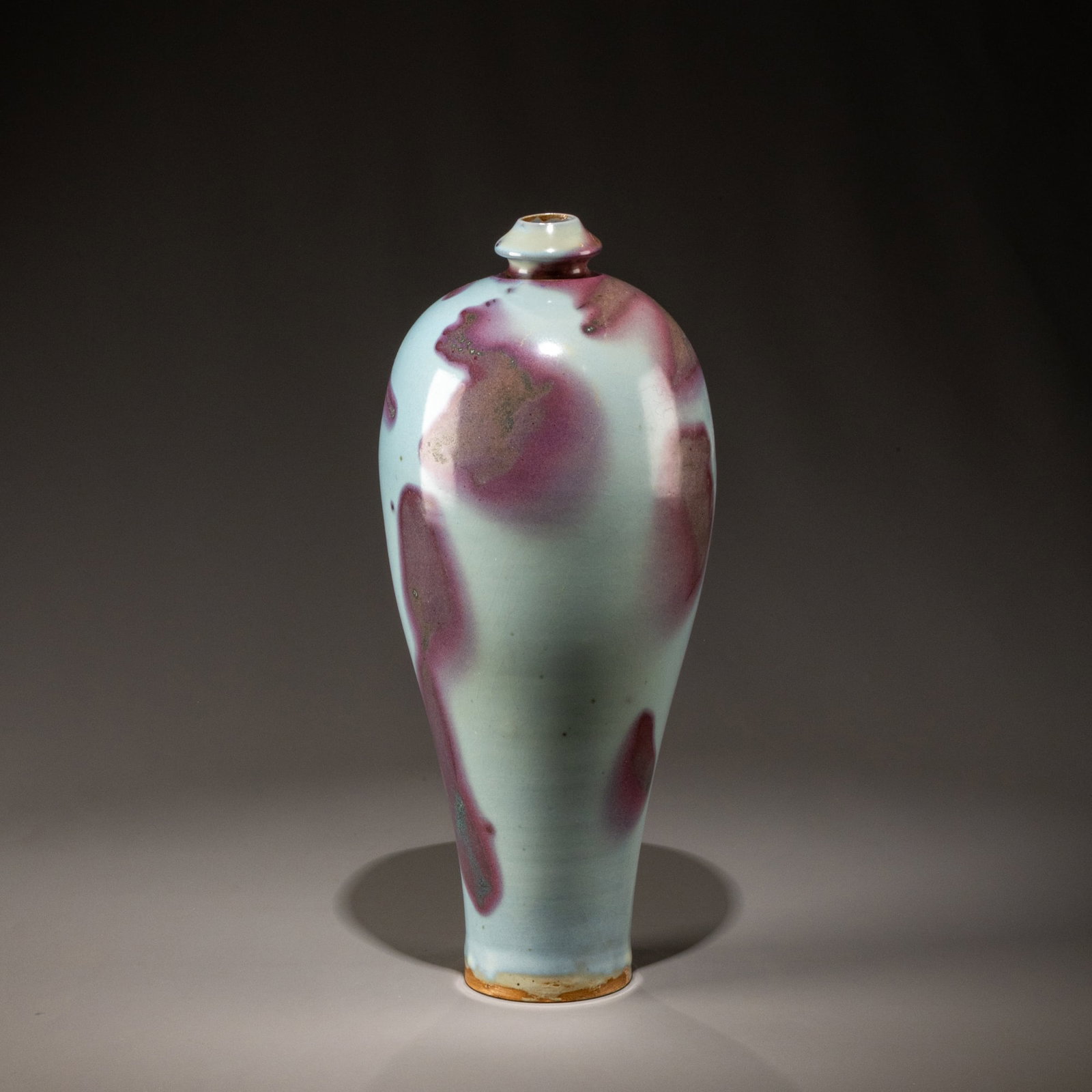 Song Dynasty Jun ware sky-blue glazed plum vase with purple-red spots (1 of 10)