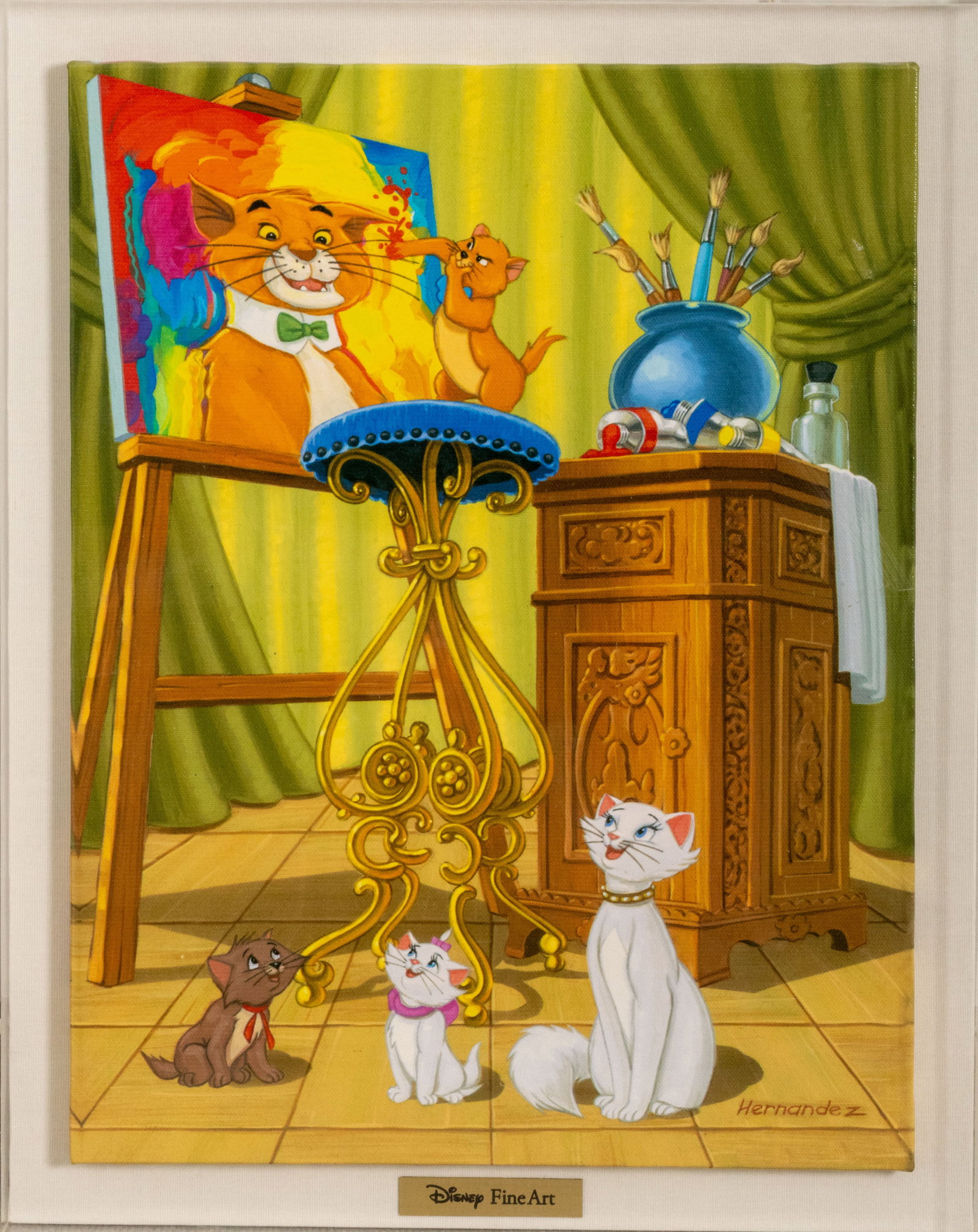 Disney print "Portrait of Thomas O'Malley": L:42cm W:31cm