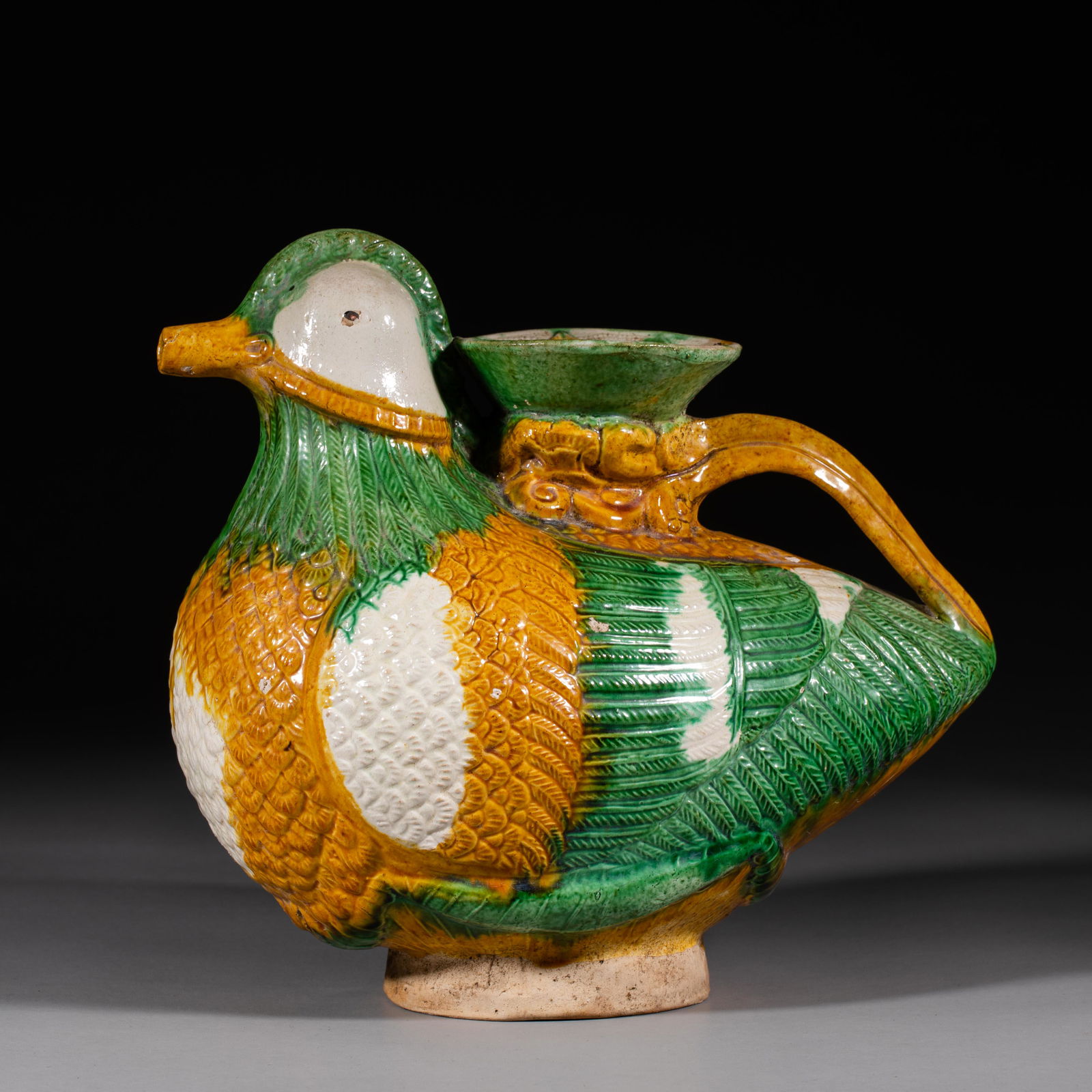 Chinese Liao Dynasty Sancai Mandarin duck pot Dec 01, 2022