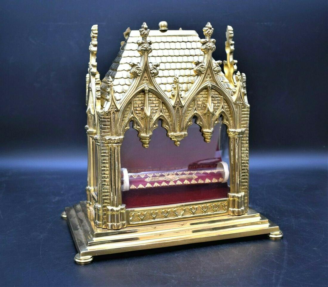 Large Reliquary Shrine with Tubular Relic of St. Simon (1 of 13)