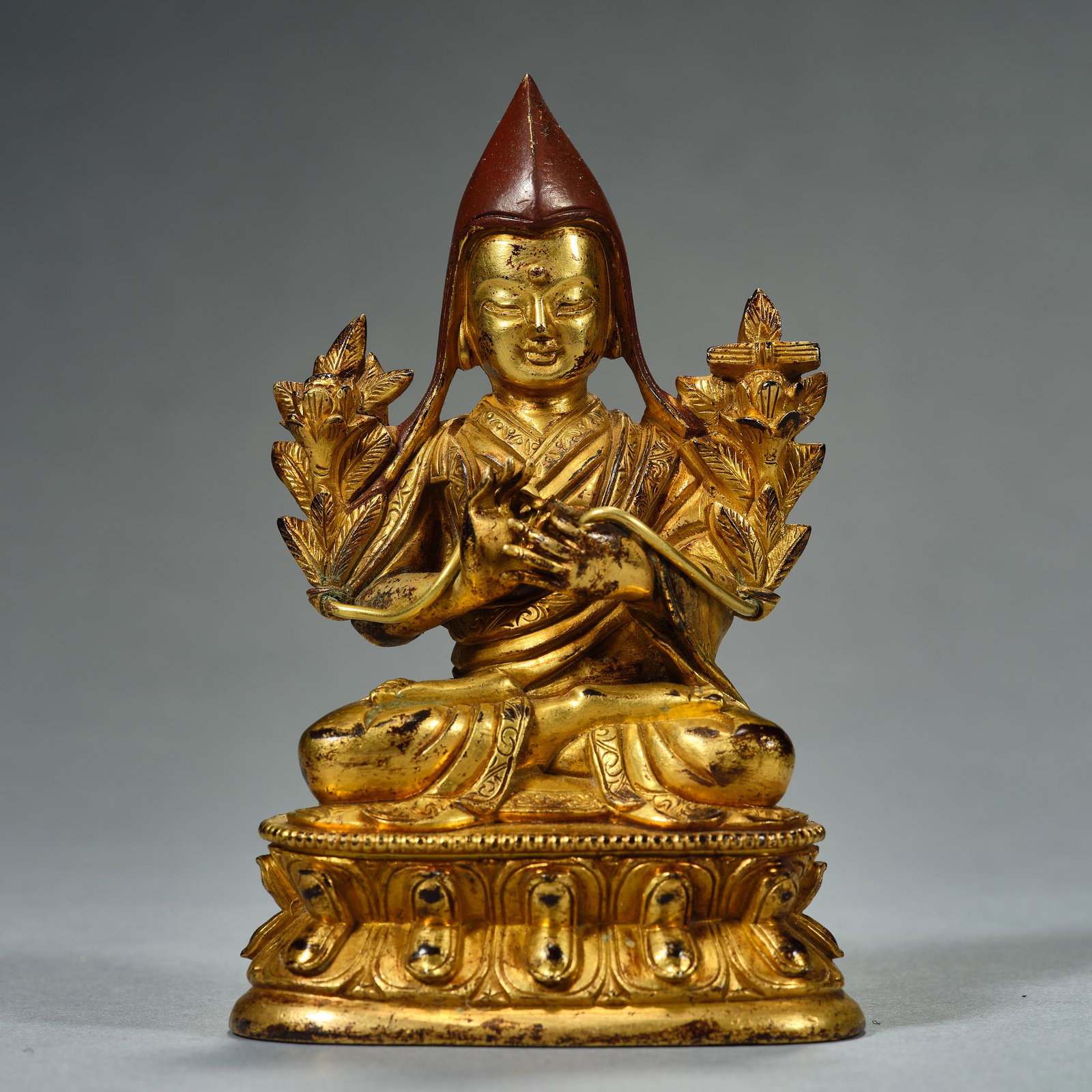 Ming and Qing Dynastuies, Gilt Bronze , Buddha statue (1 of 7)