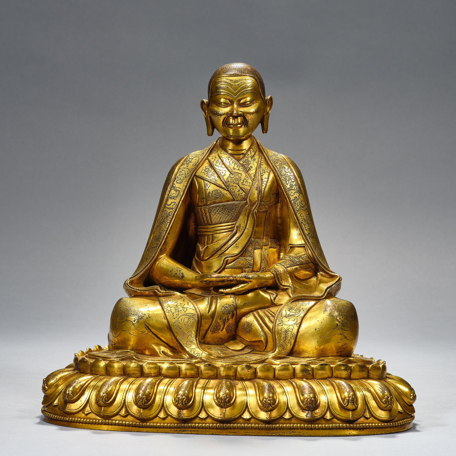 Ming and Qing Dynasties, Gilt Bronze , Buddha Statue (1 of 7)
