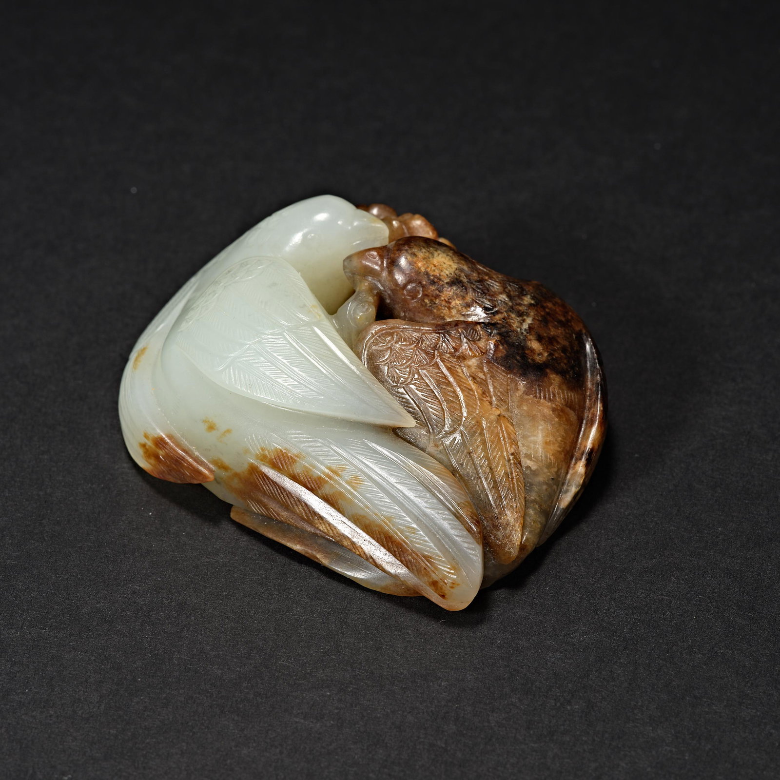 Qing Dynasty, Hetian Jade, Mandarin Duck (1 of 5)