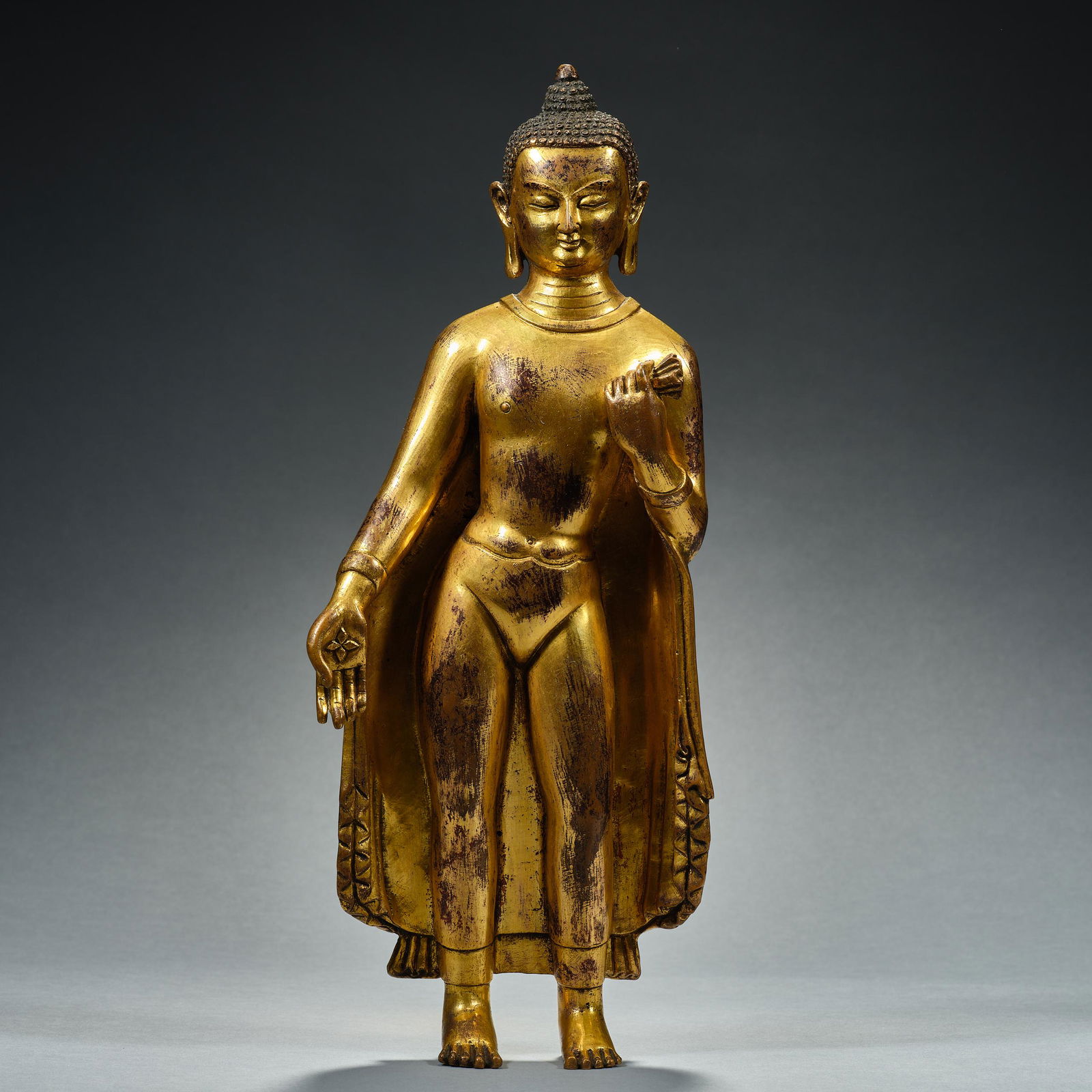 China, Qing Dynasty, Gilt Bronze , Buddha Statue (1 of 8)