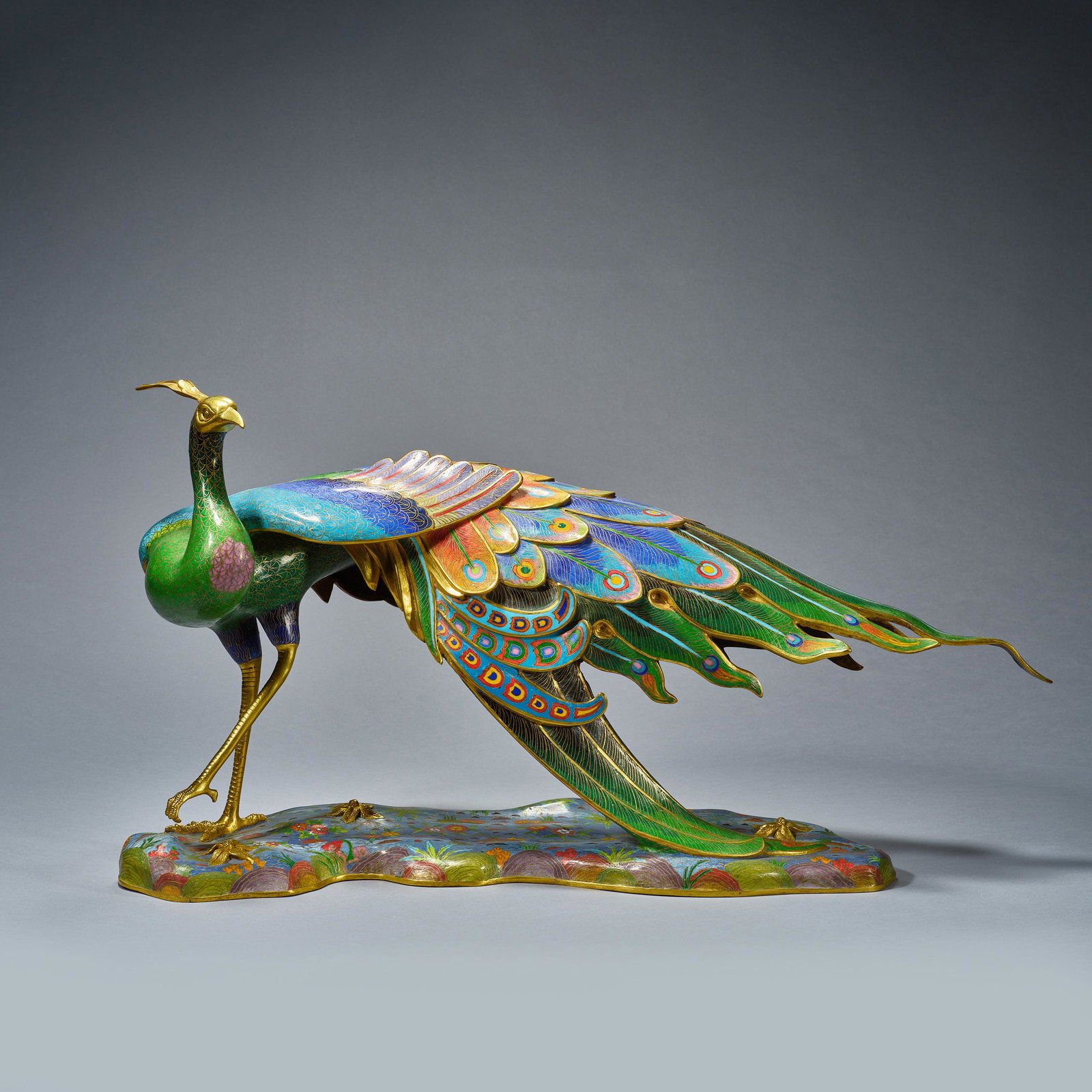 Qing Dynasty, cloisonne, Phoenix Bird (1 of 11)
