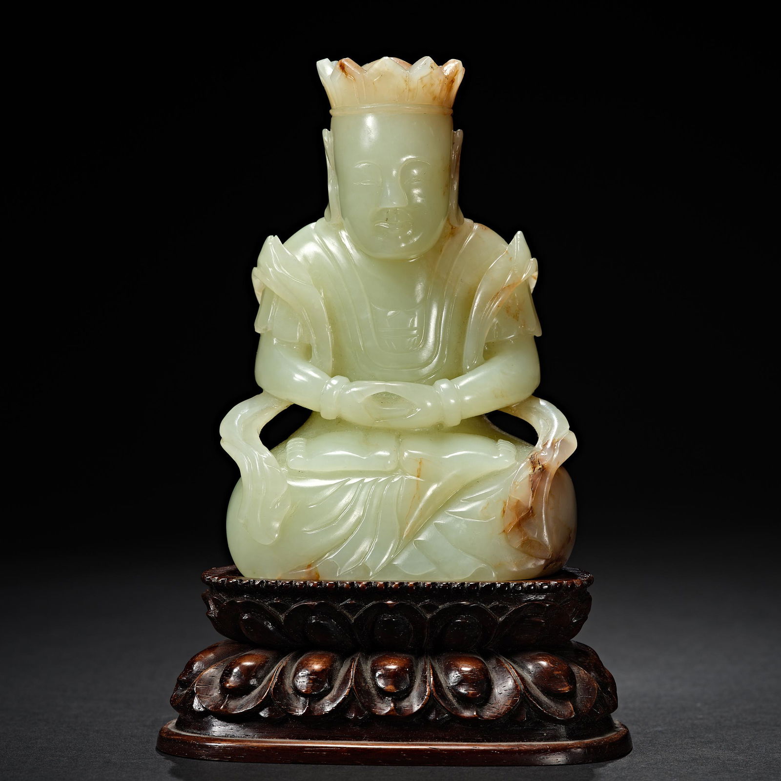 Qing Dynasty, Hetian jade, Jade Buddha Statue (1 of 7)
