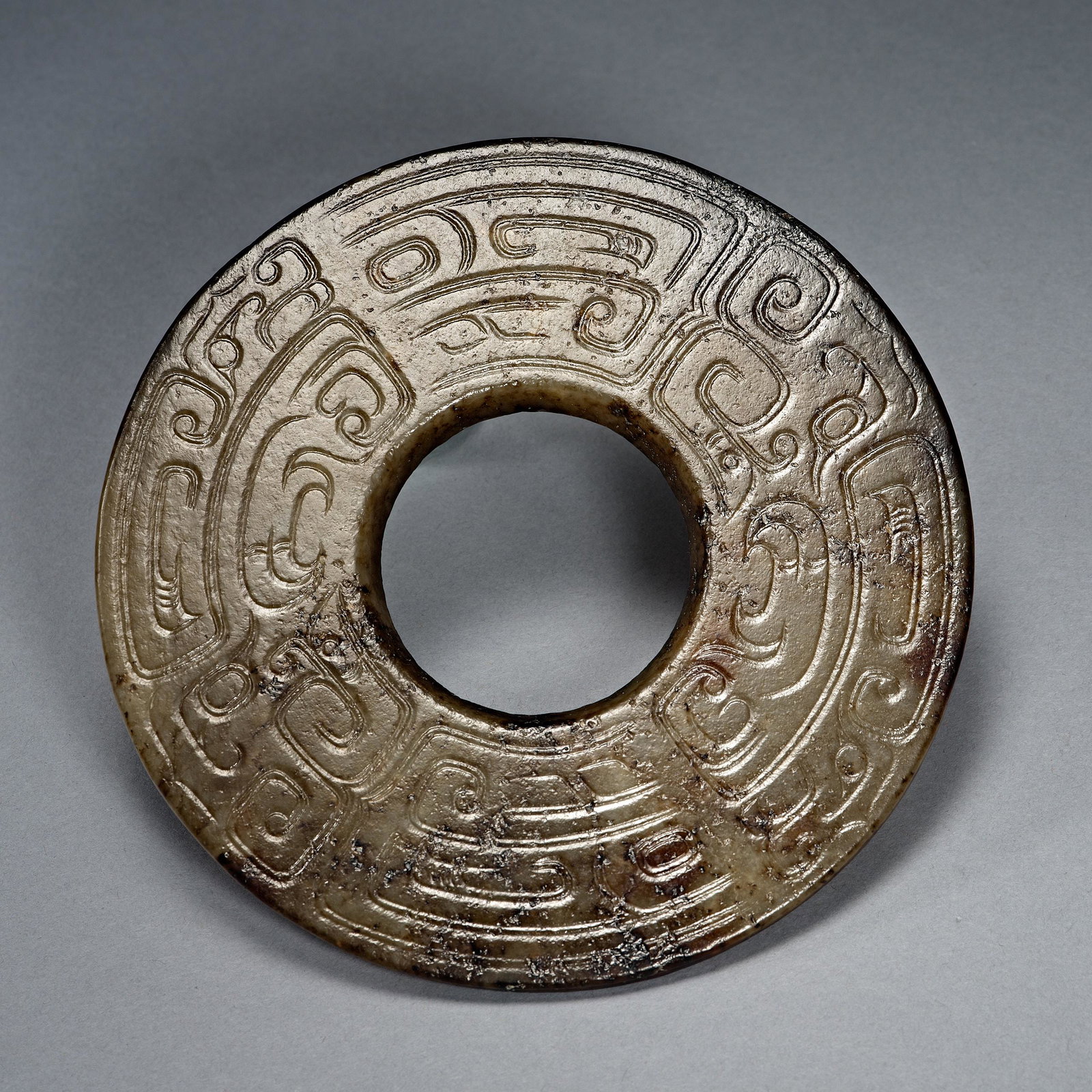 Han Dynasty,Hetian Jade,  Jade Ring (1 of 5)