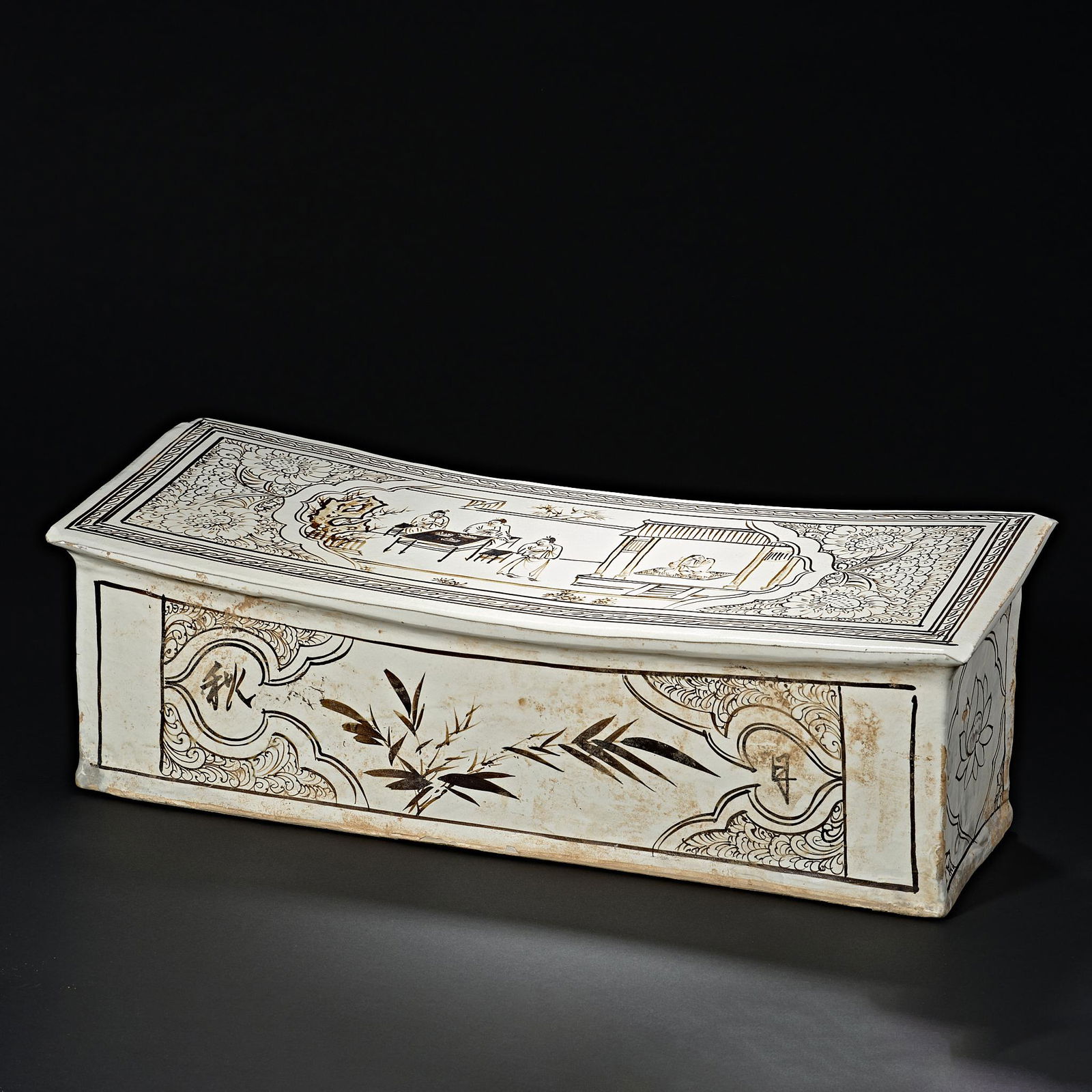 China, Song Dynasty, Cizhou Kiln, Square Pillow (1 of 7)