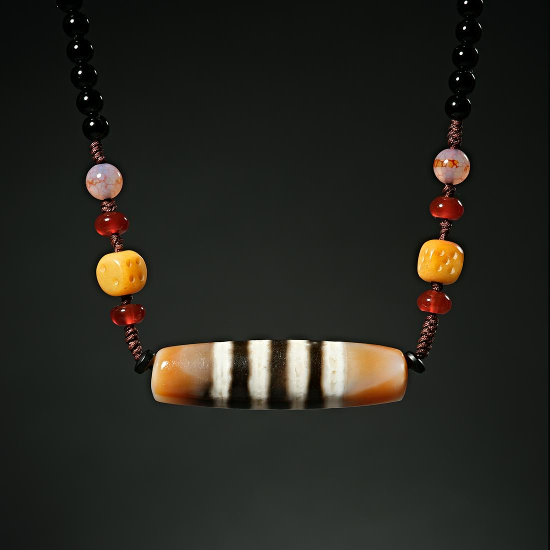 china qing dynasty dzi bead (1 of 6)