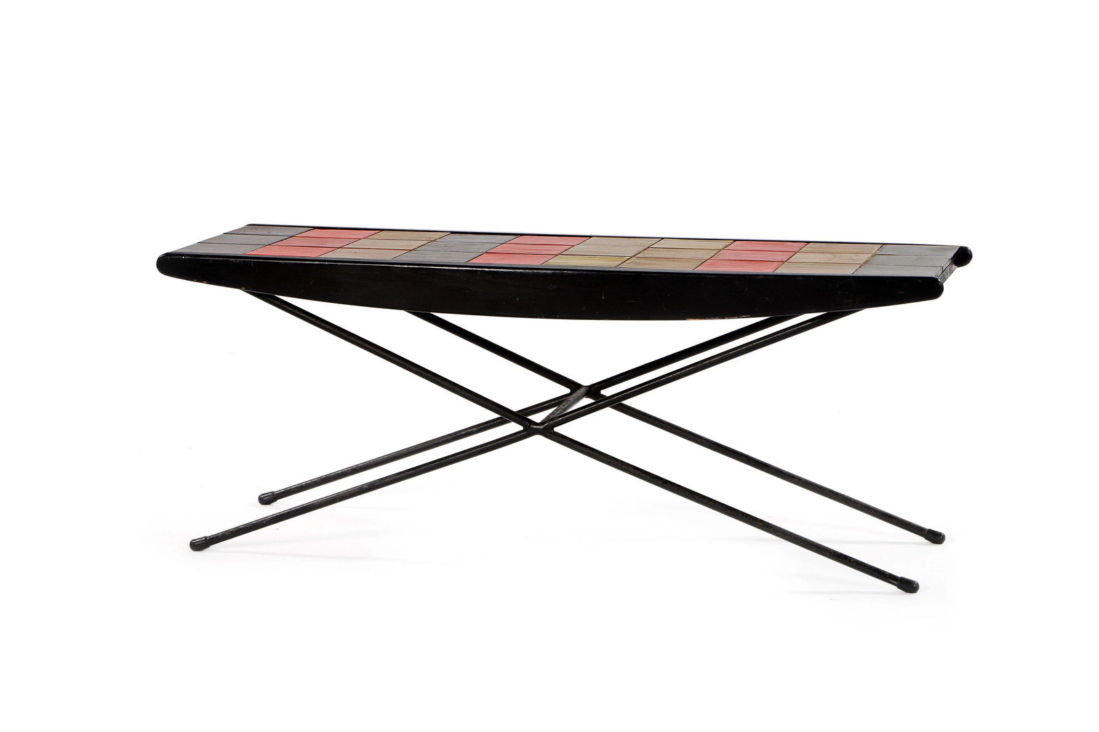 Mado JOLAIN (1921-2019) Table dite Rayures Céramique, (1 of 2)