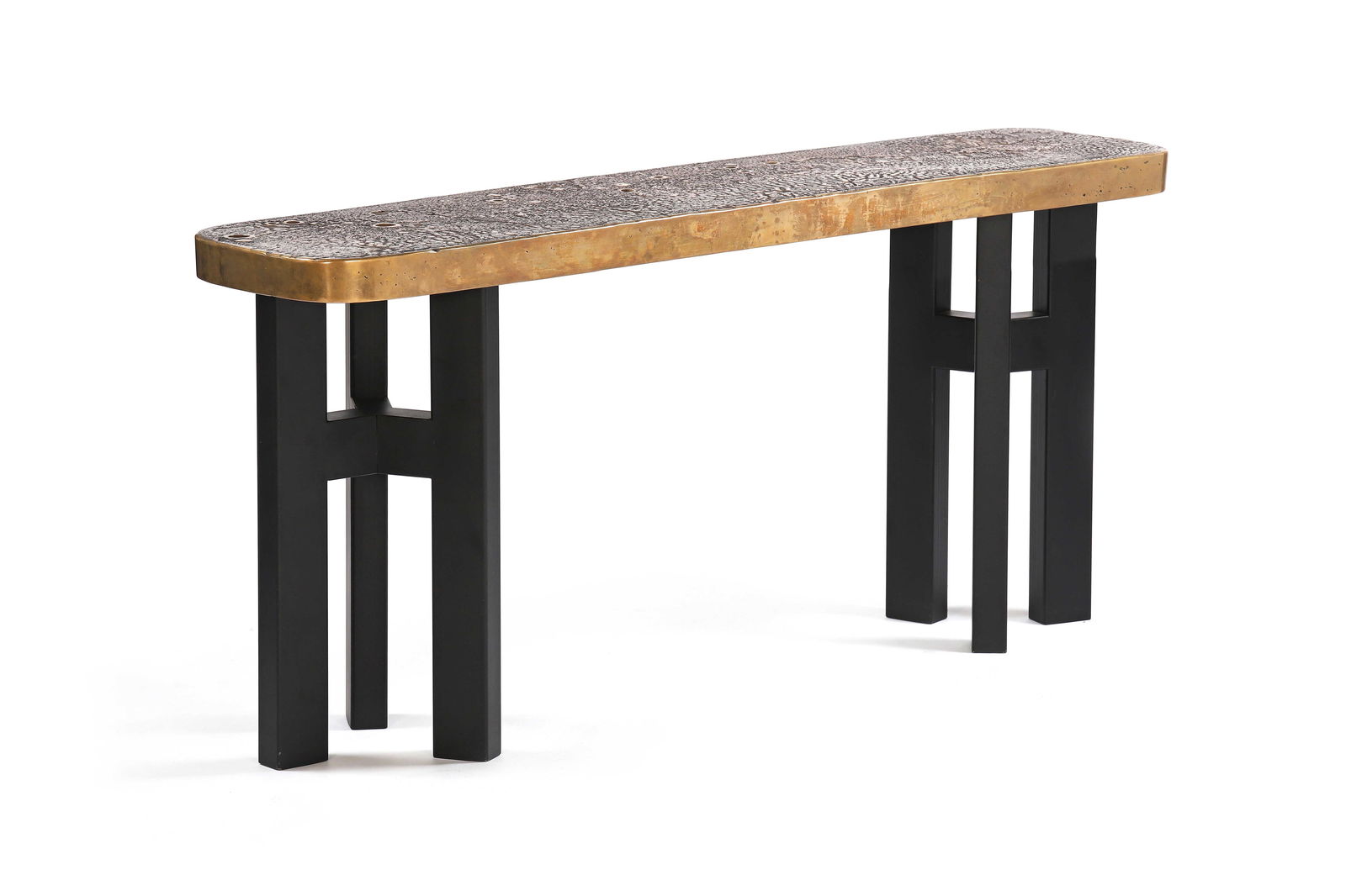 Ado CHALE (1928) Console modÃ¨le Volcanique, circa 2020, Ã  Ã©pais (1 of 5)