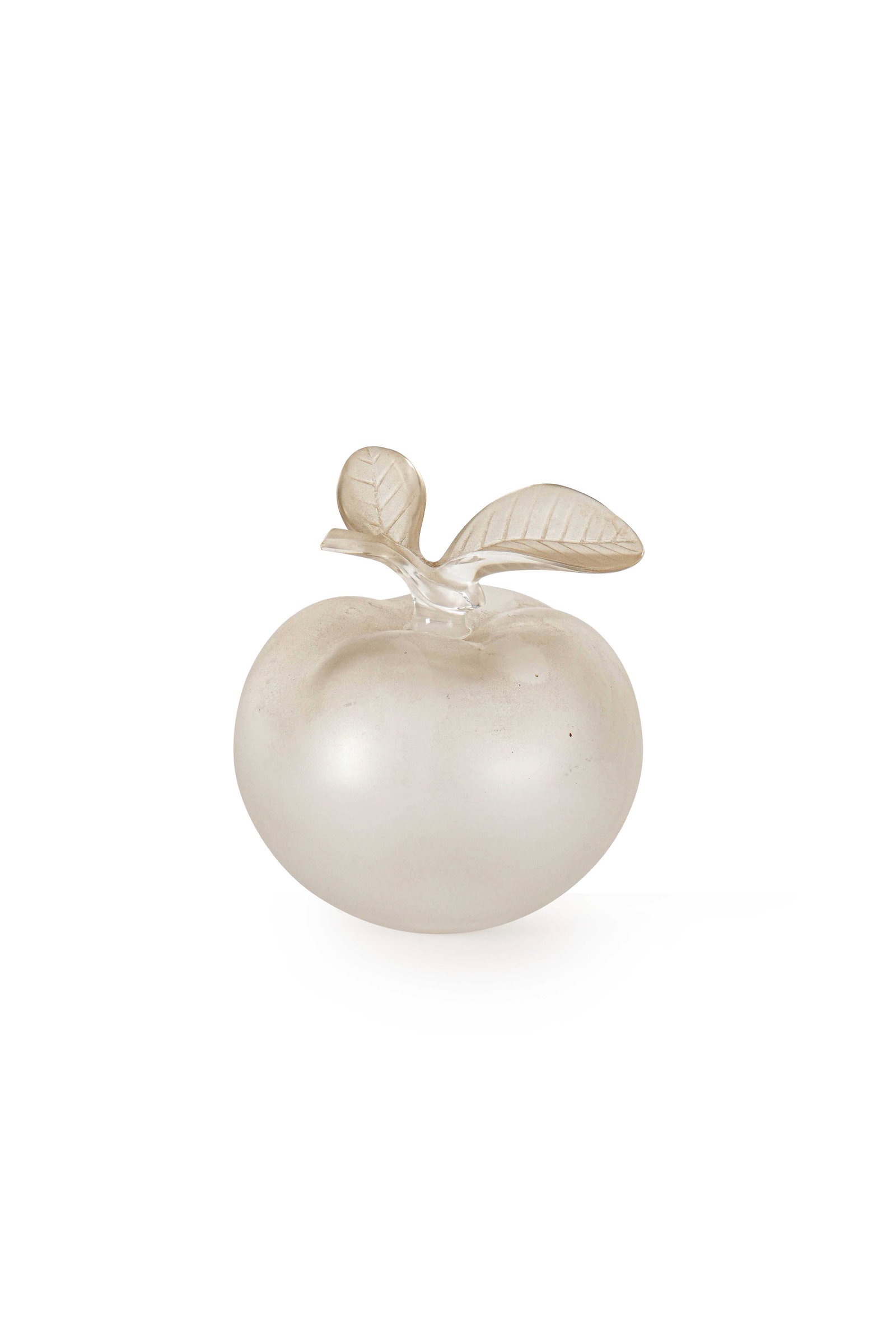 MAISON LALIQUE D'APRES UN MODELE DE MARC LALIQUE (1900-1977): Flacon à parfum modèle Fille d'Ève, pour NINA RICCI, modèle créé en 1952 Épreuve en cristal soufflé moulé et moulé pressé Signé LALIQUE