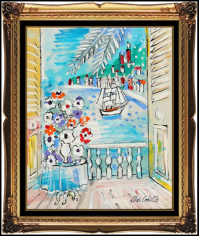 Charles Cobelle Original Oil PAINTING On Canvas Signed (1 of 4)