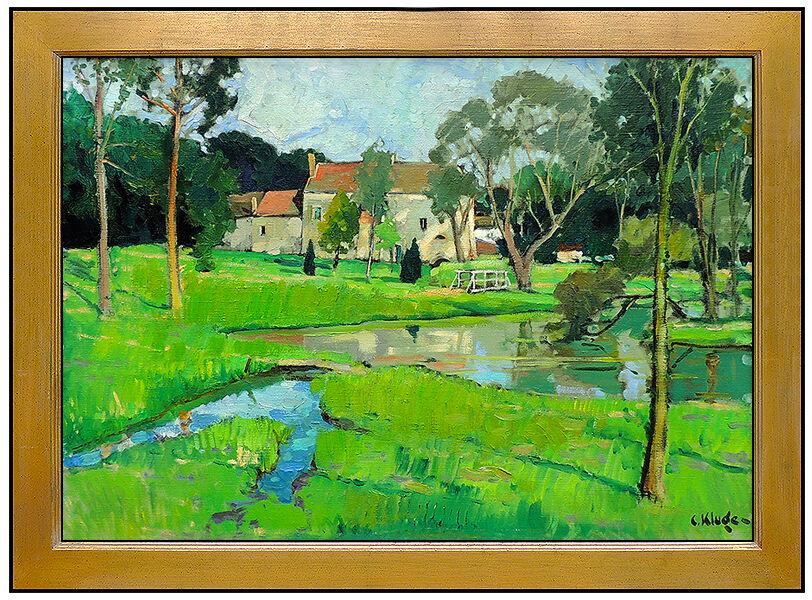 Constantin Kluge Original French Landscape Painting Oil (1 of 7)