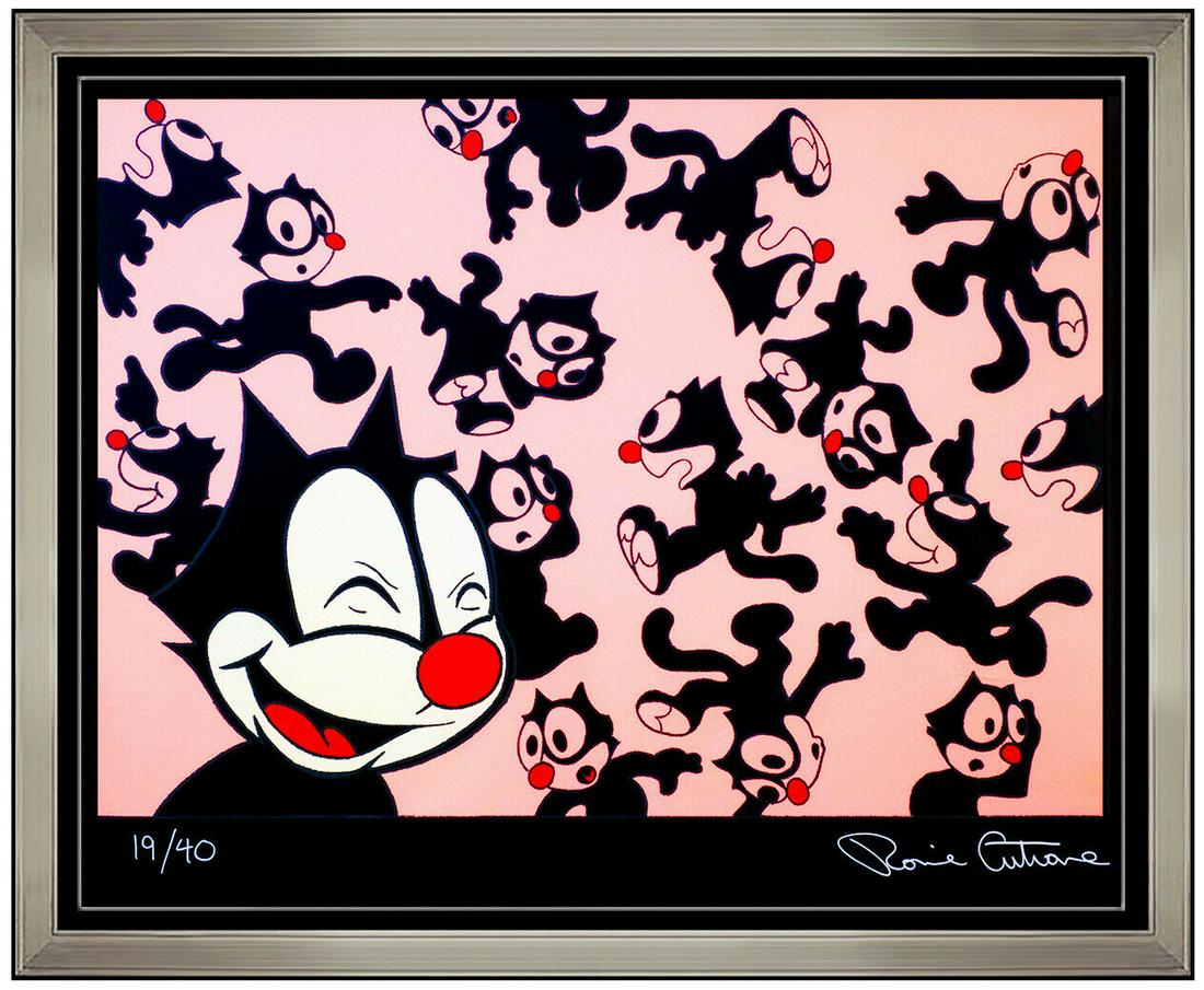 ロニー·カトローン　ronnie cutrone 版画　FelixTheCat Ronnie Cutrone Felix The Cat Print
