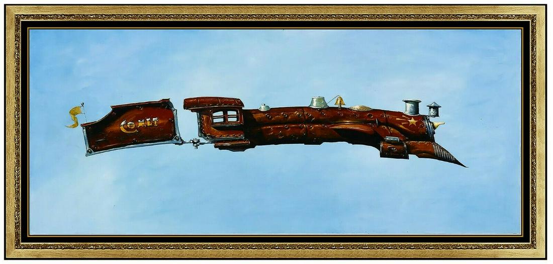 Robert Rasely Original Surreal Painting On Board (1 of 4)