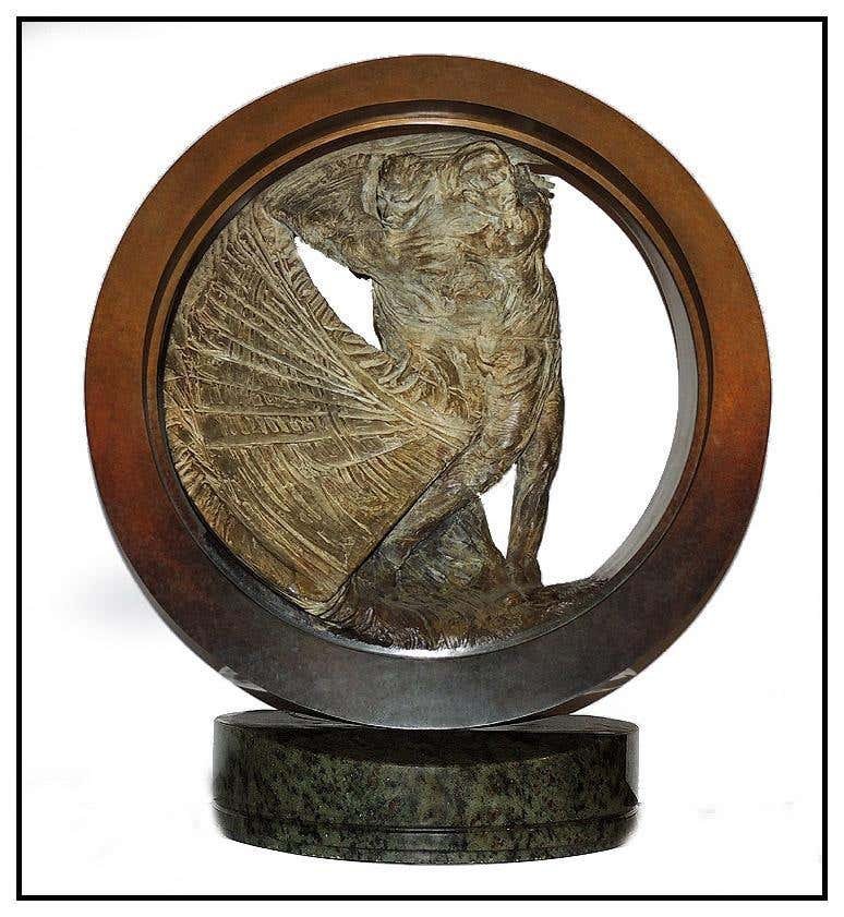 Richard Macdonald US Open Bronze Gold Sculpture (1 of 5)