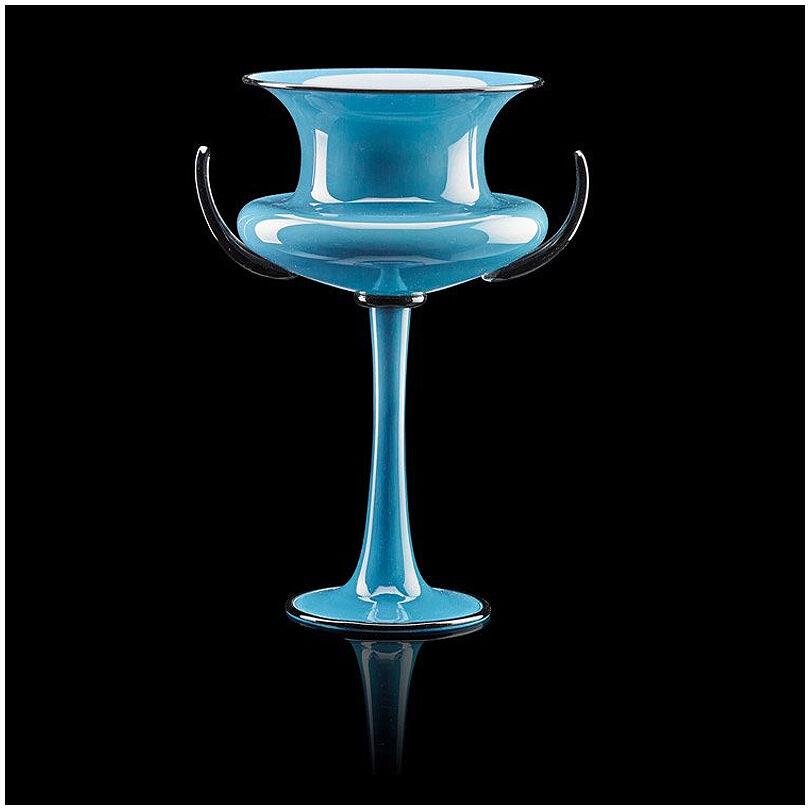 Dante Marioni Hand Blown Glass Vessel Chalice Vase (1 of 2)