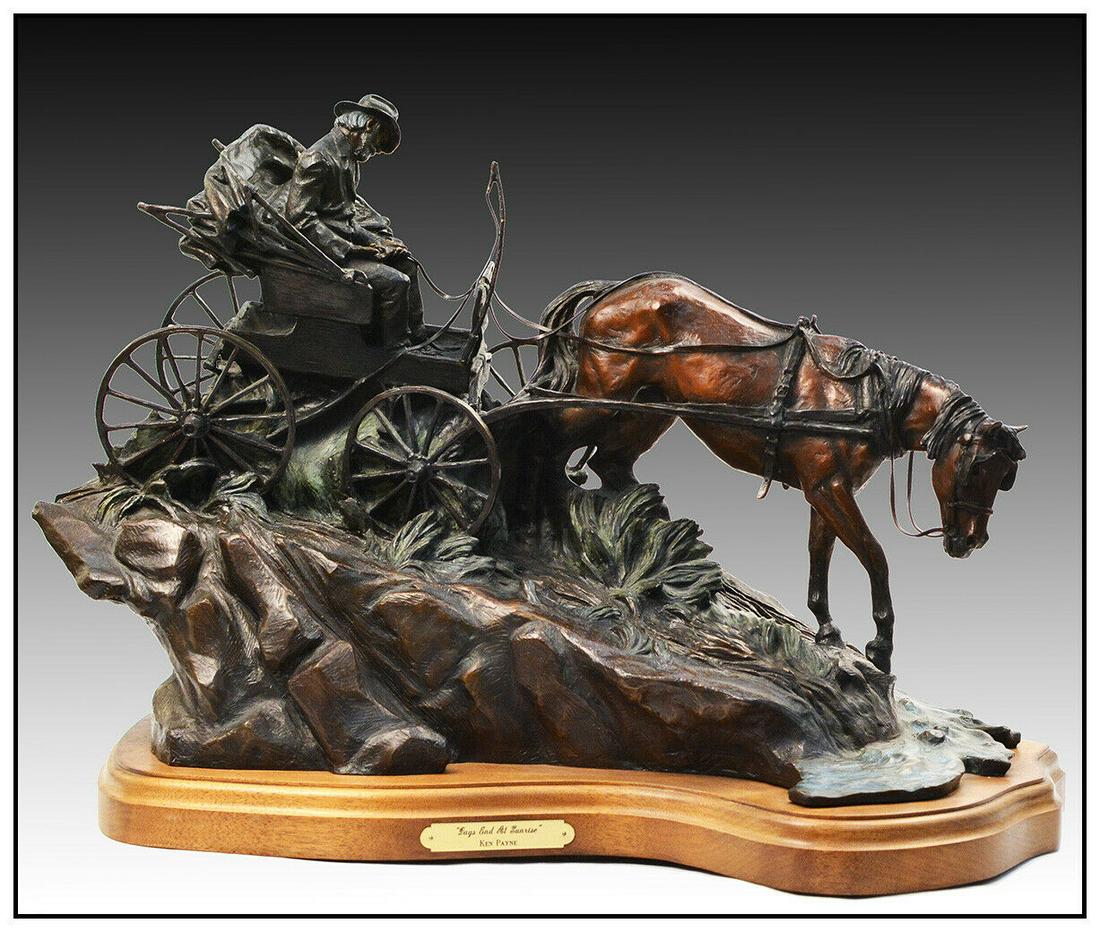Ken Payne Bronze Sculpture Western Horse Artwo (1 of 7)