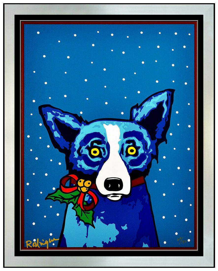 George Rodrigue Paper Ribbons Signed Silkscreen (1 of 5)