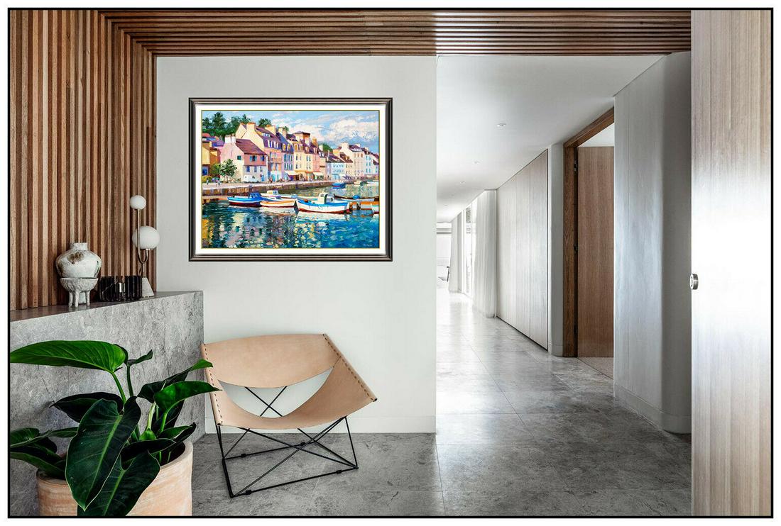 Howard Behrens Large Landscape Painting On Canvas (1 of 5)