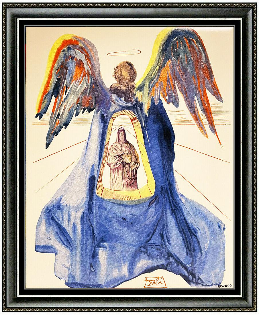 Salvador Dali Ceramic Tile Dante Purified Framed (1 of 5)