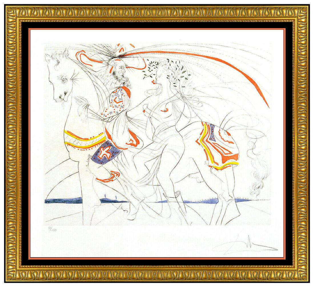 Salvador Dali Diane De Poitiers Aquatint Signed (1 of 5)