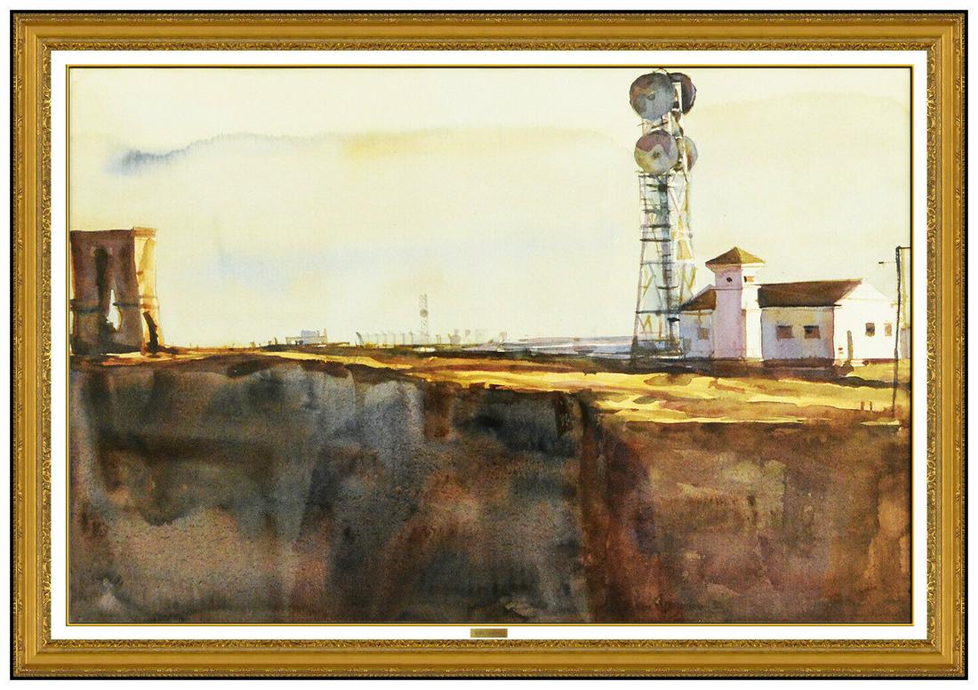 Shirl Goedike Original Landscape Watercolor Painting Hand Signed Framed Artwork (1 of 5)