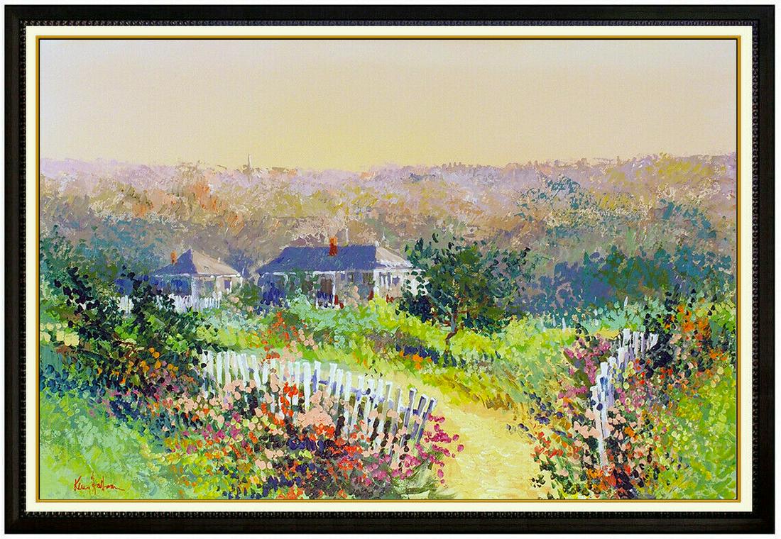 Kerry Hallam Original Oil Painting On Canvas Large Landscape Signed Framed Art (1 of 5)