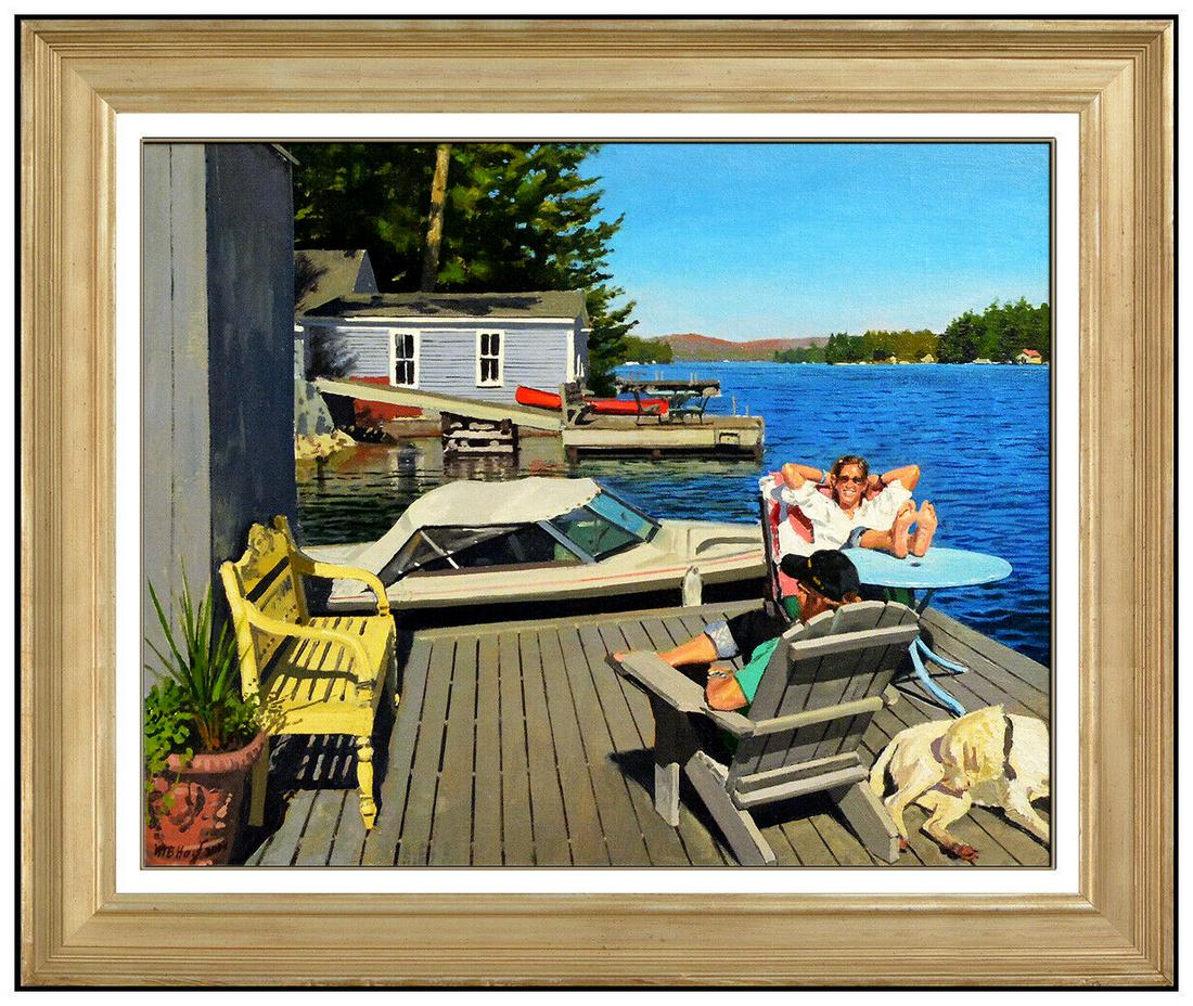 William B Hoyt Original Oil Painting On Canvas New England Landscape Signed Art (1 of 4)