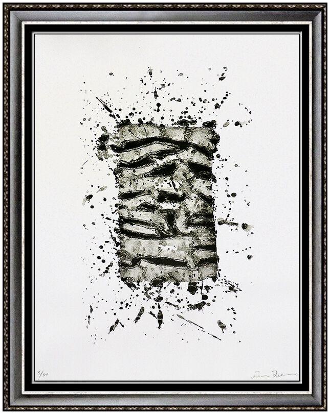 Sam Francis Original Color Lithograph Sf 207 Hand Signed Abstract Artwork Framed (1 of 5)