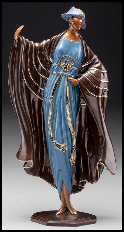 Erte Signed Bronze Sculpture Original Romain De Tirtoff Art Deco Rue De La Paix (1 of 2)