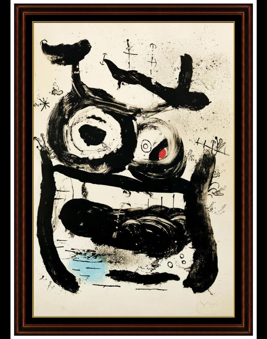 Joan Miro The Empress Color Lithograph Hand Signed Art (1 of 6)