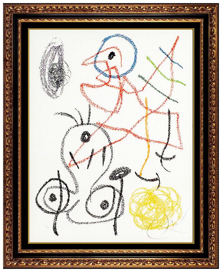 Joan Miro Original Color Lithograph Album 21 Hand Signed Abstract Modern Artwork (1 of 5)