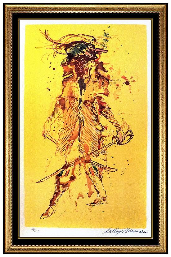 LeRoy Neiman The Captain Color Serigraph Hand Signed Modern Portrait Artwork SBO (1 of 5)
