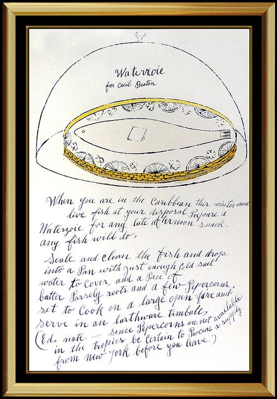 Andy Warhol Wild Raspberries Unique Watercolor Painting Waterzoie Benton Artwork (1 of 3)