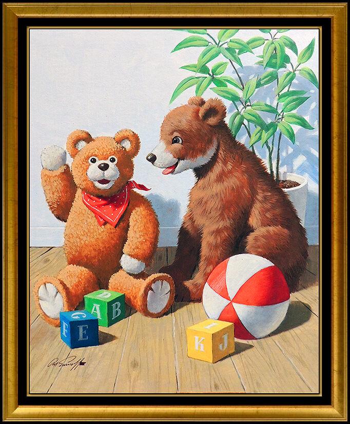 Arthur Sarnoff Oil Painting On Board Original Illustration Advertising Signed (1 of 4)