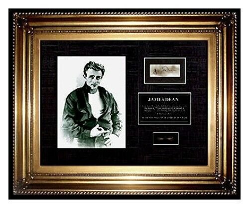 JAMES DEAN HAIR LOCK PHOTO FRAMED MEMORABILIA (1 of 4)
